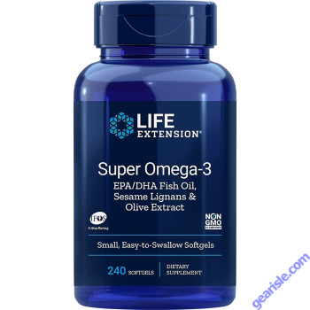 Life Extension Super Omega-3 EPA/DHA bottle