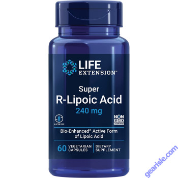 Life Extension Super R-Lipoic Acid 240mg bottle