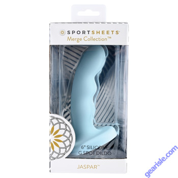 Dildo Sportsheets Merge Collection Jaspar 6" Silicone G Spot box