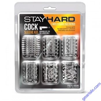 Stay Hard Cock Sleeve Kit Clear