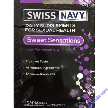Sweet Sensations Male Enhancement 4 Tablets Swiss Navy