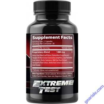 Extreme Testosterone Booster Male Enhancer Horny Goat Tongkat Ali 60c