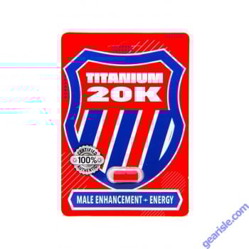 Titanium 20K Male Enhancement Energy Supplement Capsule