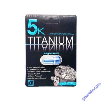 Titanium 5k Blue Sex Capsule 