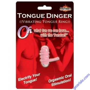 Tongue Dinger Vibrating Tongue Ring (magenta)