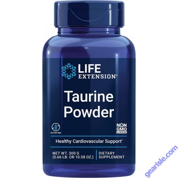 Life Extension Taurine Powder 300G Healthy Cardiovascular Support bottle