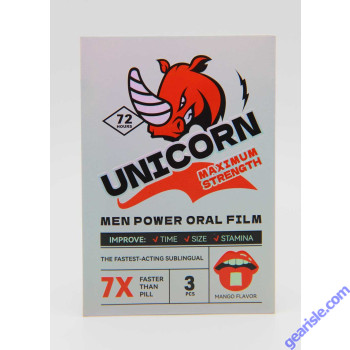 Unicorn 7X Male Sexual Enhancement Strip