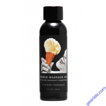 Massage Oil French Vanilla Edible 2 oz