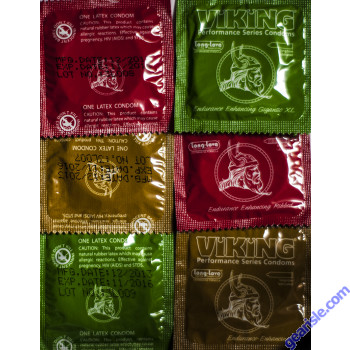 12 Viking Performance Series Ultra Quality Latex Condom With Desensitizing Gel