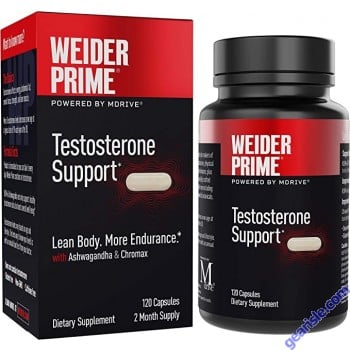 Weider Prime Testosterone Supplement for Men