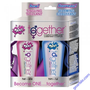 Wet Together Two 2 fl OZ Lubricant for Couples