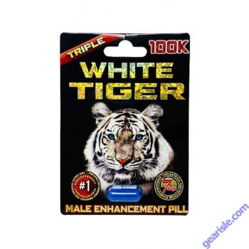 White Tiger 100K Triple Male Performance Enhancement Pill