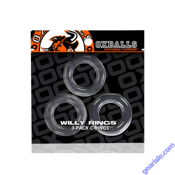 Oxballs Willy 3 Pack Clear