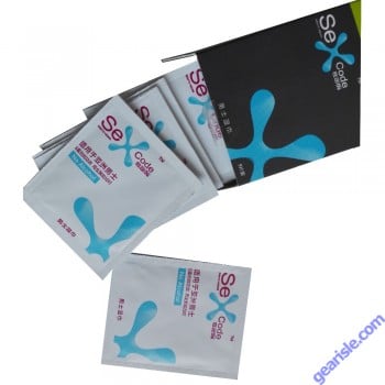 Sex Code Delay Wet Tissue for Man 9 Wipes per box