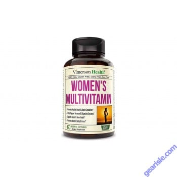 Womens Multivitamin with Zinc Biotin Calcium Vegetarian 60 Pills