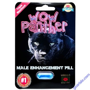Wow Panther Triple Maximum Sexual Enhancer Blue Pill