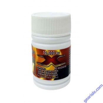X 10000 Red 6 Count Bottle Male Sexual Performance Enhancement Pill