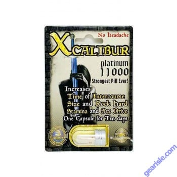 Xcalibur Black 11000 Best Male Sexual Performance Enhancement Pill