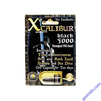 Xcalibur Black 5000 Male Sexual Performance Enhancement Pill