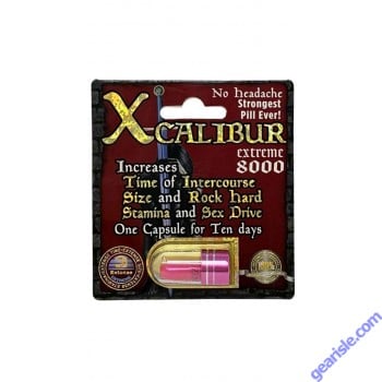 Xcalibur Extreme 8000 Male Sexual Performance Enhancement Pill