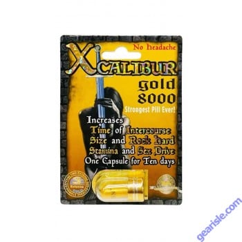 Xcalibur Gold 8000 Male Sexual Performance Enhancement Pill