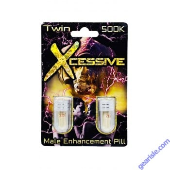 Xcessive Twin 500K Platinum Male Enhancement Double Pill