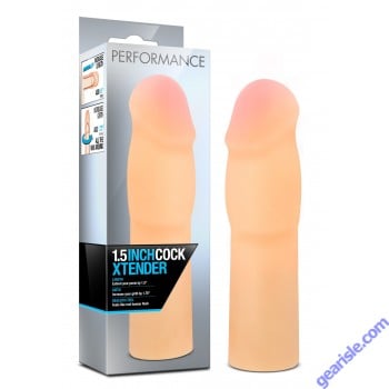 Performance 1.5 Inch Cock Xtender Beige Blush Novelties