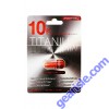10K Titanium Stronger Formula Male Enhancement Red Pill