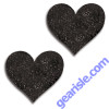 Glitter 31517 Self Adhesive Flat Heart Pasties