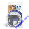 Silicone T Style Cock Ring Blue Line Men C&B Gear