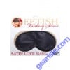 Satin Love Mask in Black