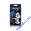 Anal Plug NS Rear Assets Rose Small Black Chrome Plated