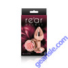 Anal Plug NS Rear Assets Rose Small Pink Chrome Plated