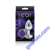 Anal Plug NS Rear Assets Rose Small Chrome Plated Purple