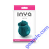 NS Novelties Inya Dark Teal The Kiss Silicone Rechargeable Stimulator