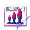 NS Colours Trainer Kit Multicolor 3 Pleasure Anal Plugs Silicone