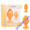 Anal Plug Silicone Cheeky Orange Suction Cup CalExotics