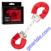 Playful Furry Cuffs Soft Faux Furr Red CalExotics 