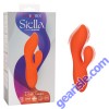 CalExotics Stella Liquid Silicone Dual Teaser Curved G Spot Vibrator