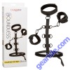 CalExotics Boundless Faux Leather Collar Body Restraint Bdsm Play