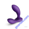 Lelo Bruno Prostate Massager Rechargeable Waterproof Vibrator Purple