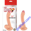 Dildo Nasstoys Hero 7.5" Uncircumcised Realistic Flexible