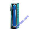 Mod Wand Vibrating Silicone Dildo Blue Smooth Suction Cup