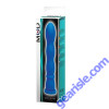 Mod Silicone Wand Vibrator Wave Suction Cup Blue