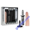Lock On Ergonomic Handle Dildo Kit Blush Novelties Karbonite Vanilla