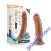 Blush Dr. Skin Mocha Glide 8" Self Lubricating Realistic Dildo