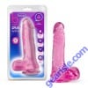 Blush B Yours Plus Ram N' Jam 8" Dildo Pink Suction Cup Base