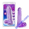 Blush B Yours Plus Ram N' Jam 8" Dildo Suction Cup Base Purple