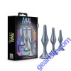 Blush Anal Adventures Matrix Genesis Plug Kit Stellar Silver