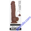 Evolved Big Shot Dark Rechargeable Vibrating Realistic Silicone Dildo